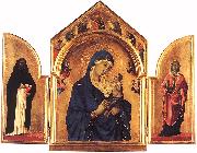 Duccio di Buoninsegna Triptych dfg oil painting